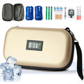 24-Hour Insulin Cooler Travel Case TSA Approved Medication Diabetic Cooler for Daily Life Trip with Thermometer Temperature Disp