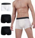 AIRCUTE Men Urinary Incontinence Underwear Washable Absorbency Soft Bladder Leak Proof Boxer Briefs 60 ML 3 Pack (X-Large,Black-
