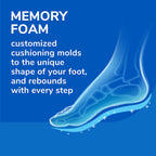 Dr. Scholls Air-Pillo with Memory Foam Insoles, Unisex (Men 7-13) (Women 5-10), 1 Pair, Trim to Fit Inserts