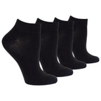 Dr. Scholl's womens Diabetes & Circulator - 4 Pair Packs Casual Sock, Black, 8-12 US