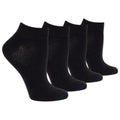 Dr. Scholl's womens Diabetes & Circulatory (4pk) Casual Sock, Black, One Size US