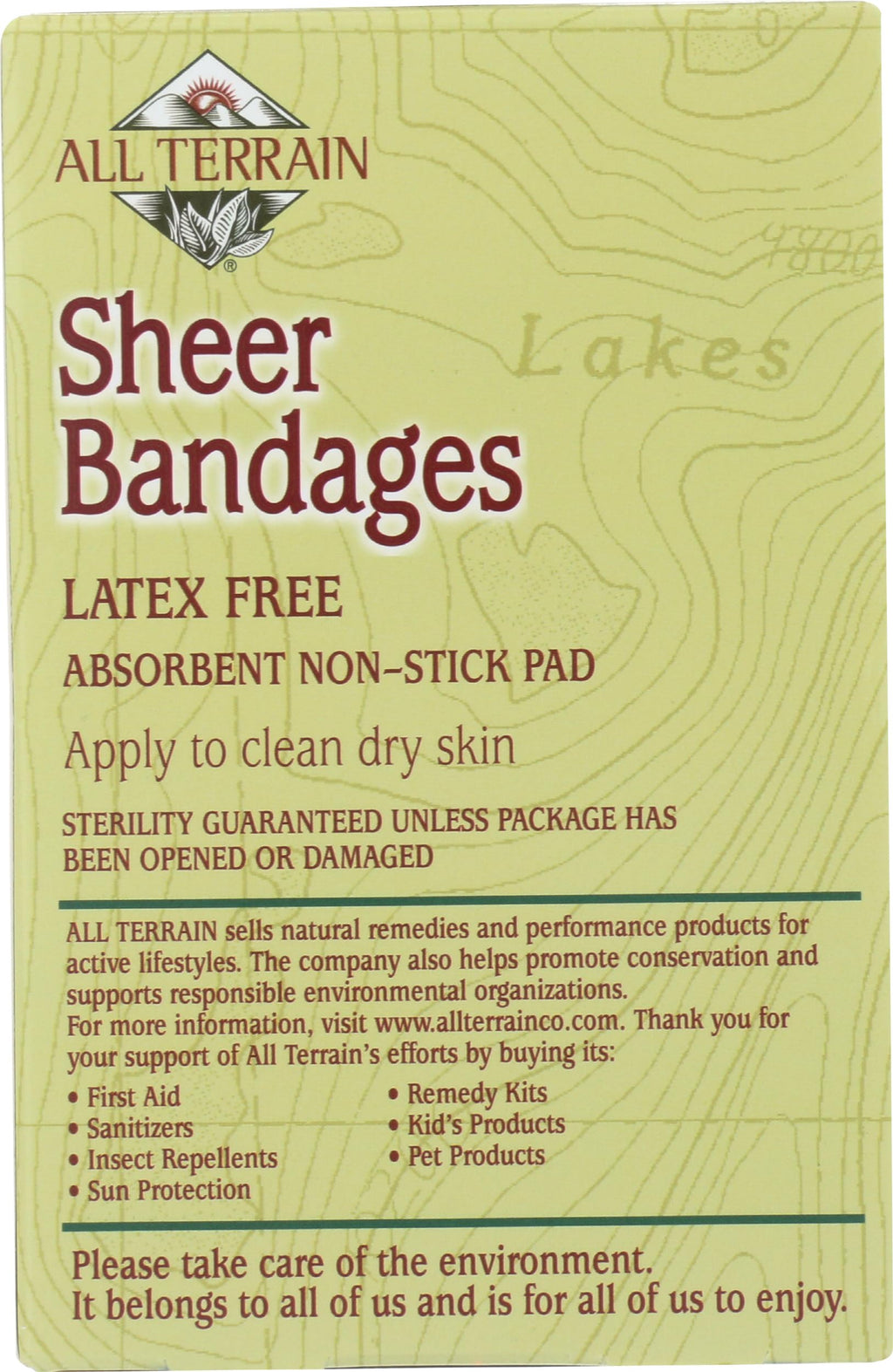 ALL TERRAIN Sheer Bandages, 40 CT