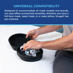 Snugell Durable CPAP Mask Travel Case and Protective Storage Bag - Oxford Shell with Soft Interior Lining - Universal Fit for Al