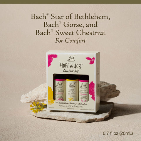 Bach Original Flower Remedies, Hope and Joy Kit, For Comfort and Optimism, Natural Homeopathic Flower Essence, Holistic Wellness