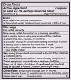 Fleet Childrens Pedia-Lax Liquid Glycerin Suppositories -- 6 Suppositories