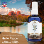 Palo Santo and Sage Smudge Spray (4oz) Grounding & Clarity - Cleansing Energy & Aura - Sage Spray for Smudging & Negative Energy