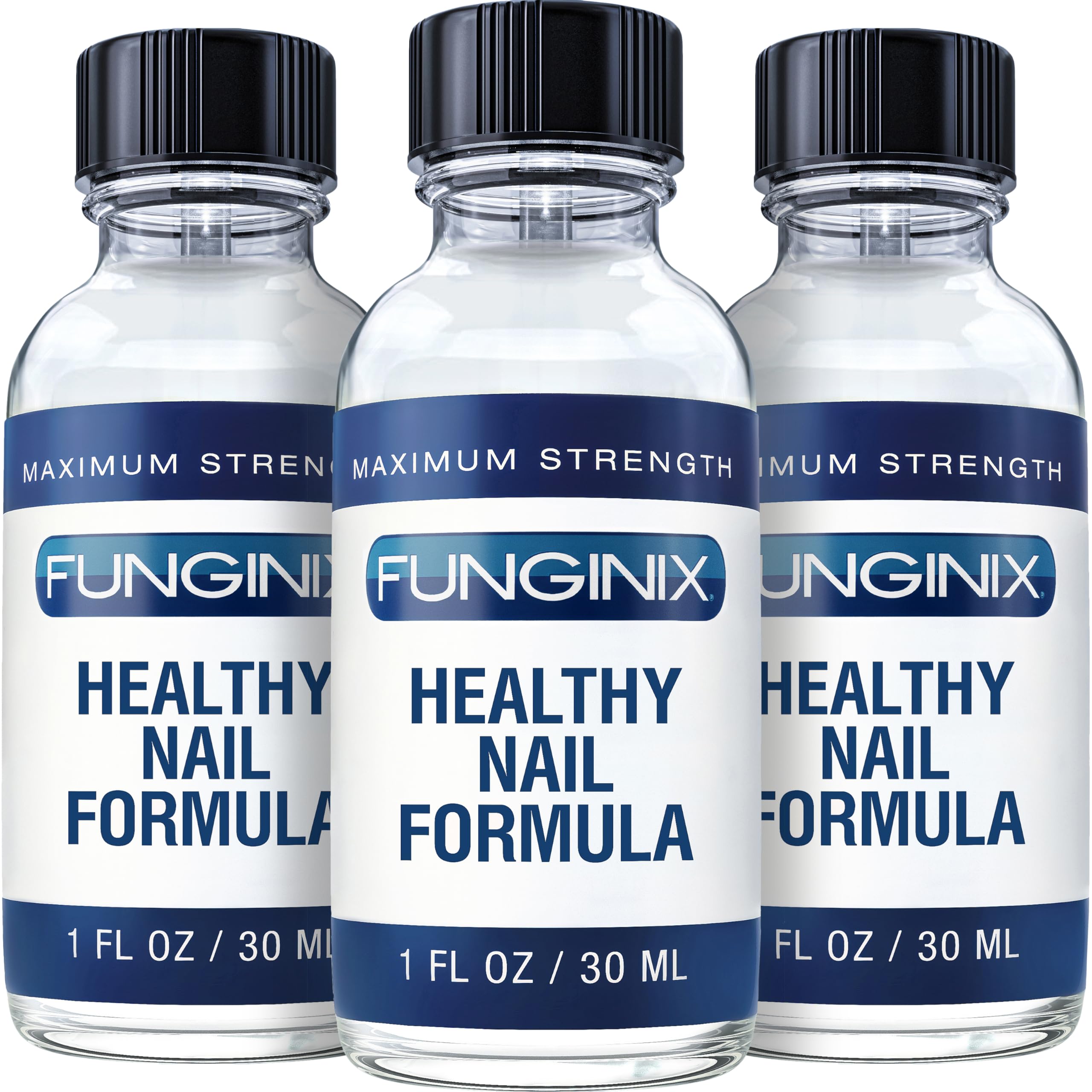 FUNGINIX Toenail Fungus Treatment - Extra Strength - Nail Fungus Treatment & Athletes Foot Solution - Antifungal Liquid Solutio