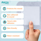 Areza Medical - Bordered Gauze Island Dressing - Wound Dressing - Latex Free - sterile - 6 x 6 - 60 per Box