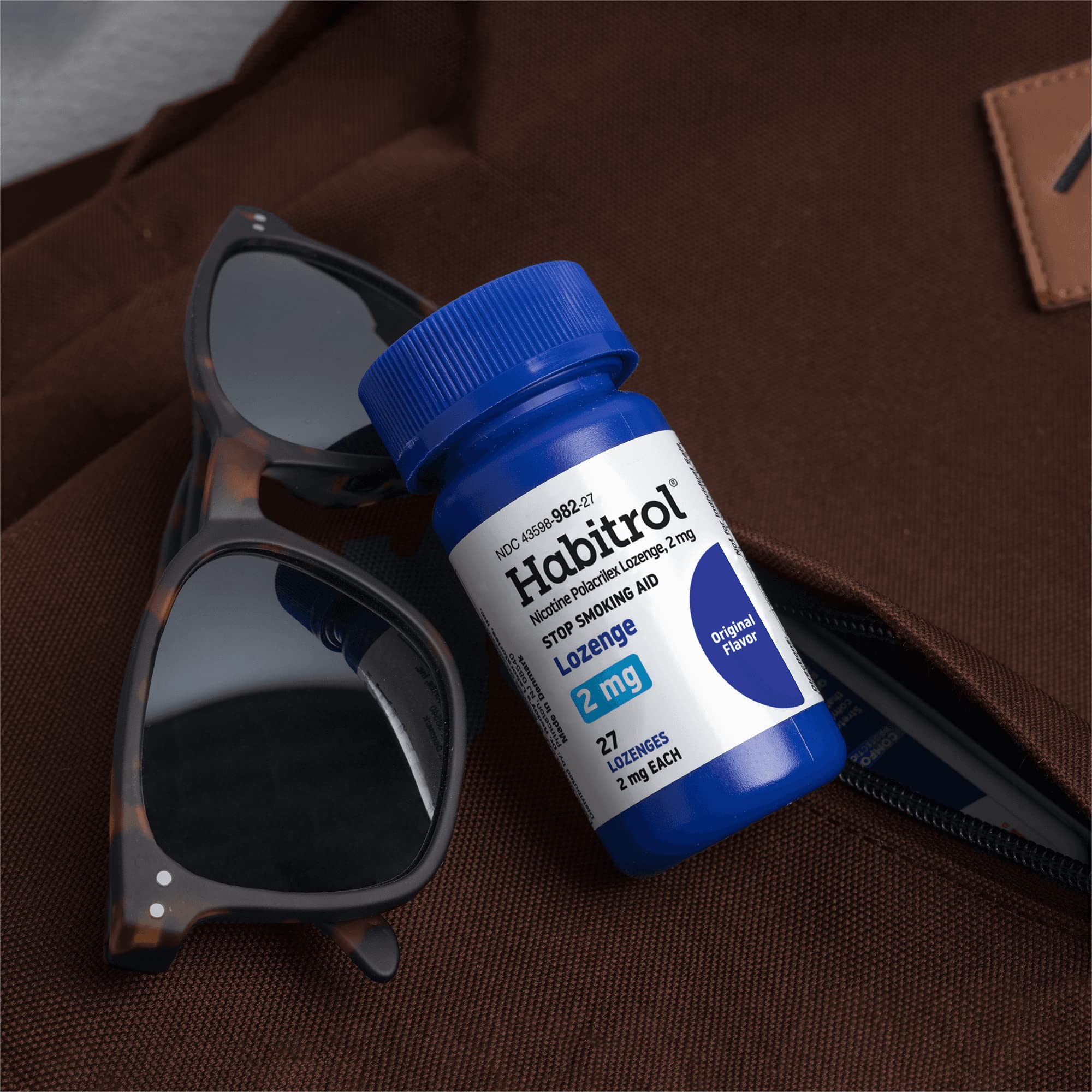 Habitrol Nicotine Lozenges 2 mg Original Flavor - 135 Count - Stop Smoking Aid - Reduce Cravings and Withdrawal Symptoms