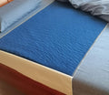 Careboree 2 Pack Cotton Top-Layer Reusable Tuckable Underpads 34X36 Incontinence Bed Pads Twin Size 21 Wings