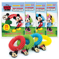 Superband Classic Disney (Pack of 25) - for Kids & Adults - All Insect & Mosquito Repelling Wristband with Mickey and Minnie Mou