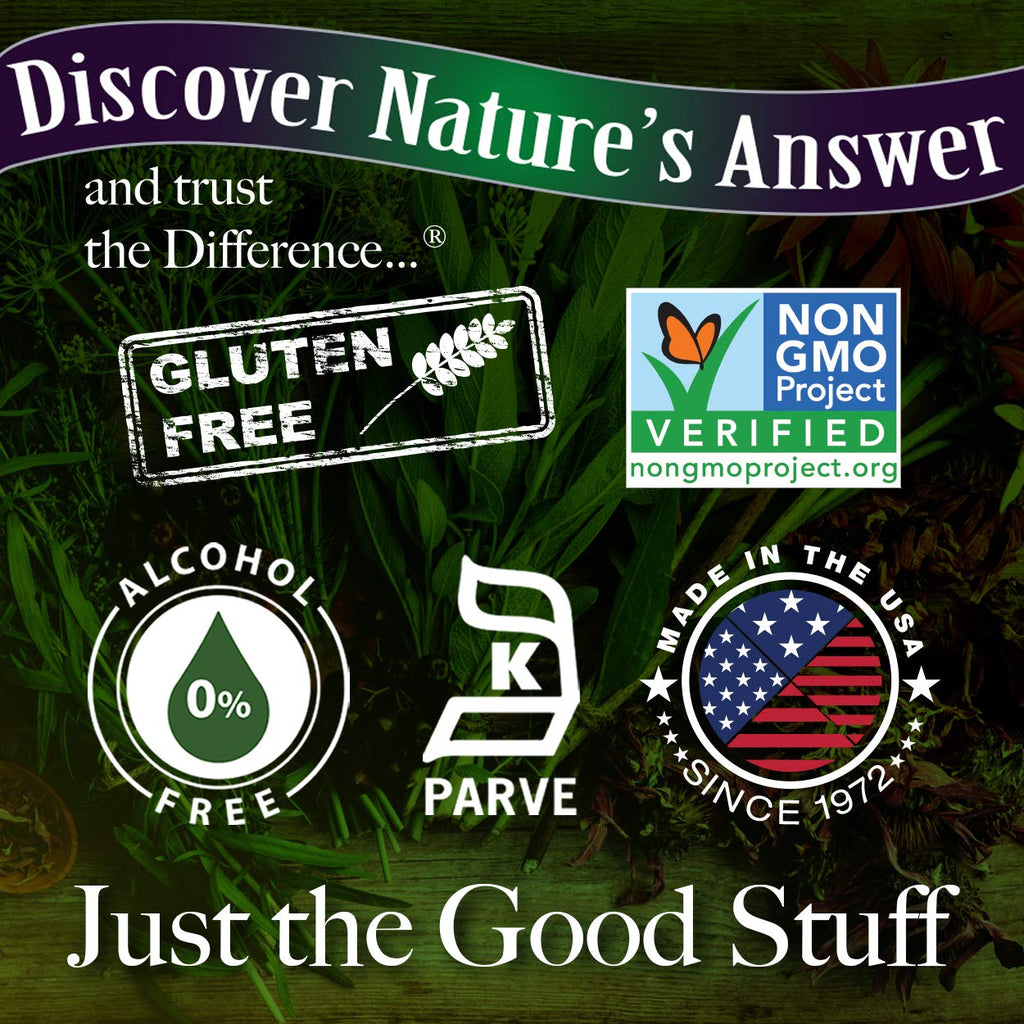 Nature's Answer Alcohol-Free Burdock Root 2000mg 1oz Extract | Herbal Supplement | Promotes Overall Wellbeing | Gluten-Free, Non