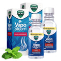 Vicks VapoSteam Medicated Liquid with Camphor, a Cough Suppressant, 8 Oz - VapoSteam Liquid Helps Relieve Coughing, for Use in V