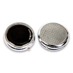 GOPILLABLE Black Purse Pill Box or Small Pill Box for Pocket. Convenient and Discreet, Great for Daily use or for Travel.