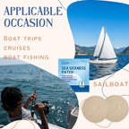Tiavika Sea Sickness Patches for Cruise - Cruise Must Haves - Cruise Ship Essentials for Carnival, Princess, Norwegian, Holland