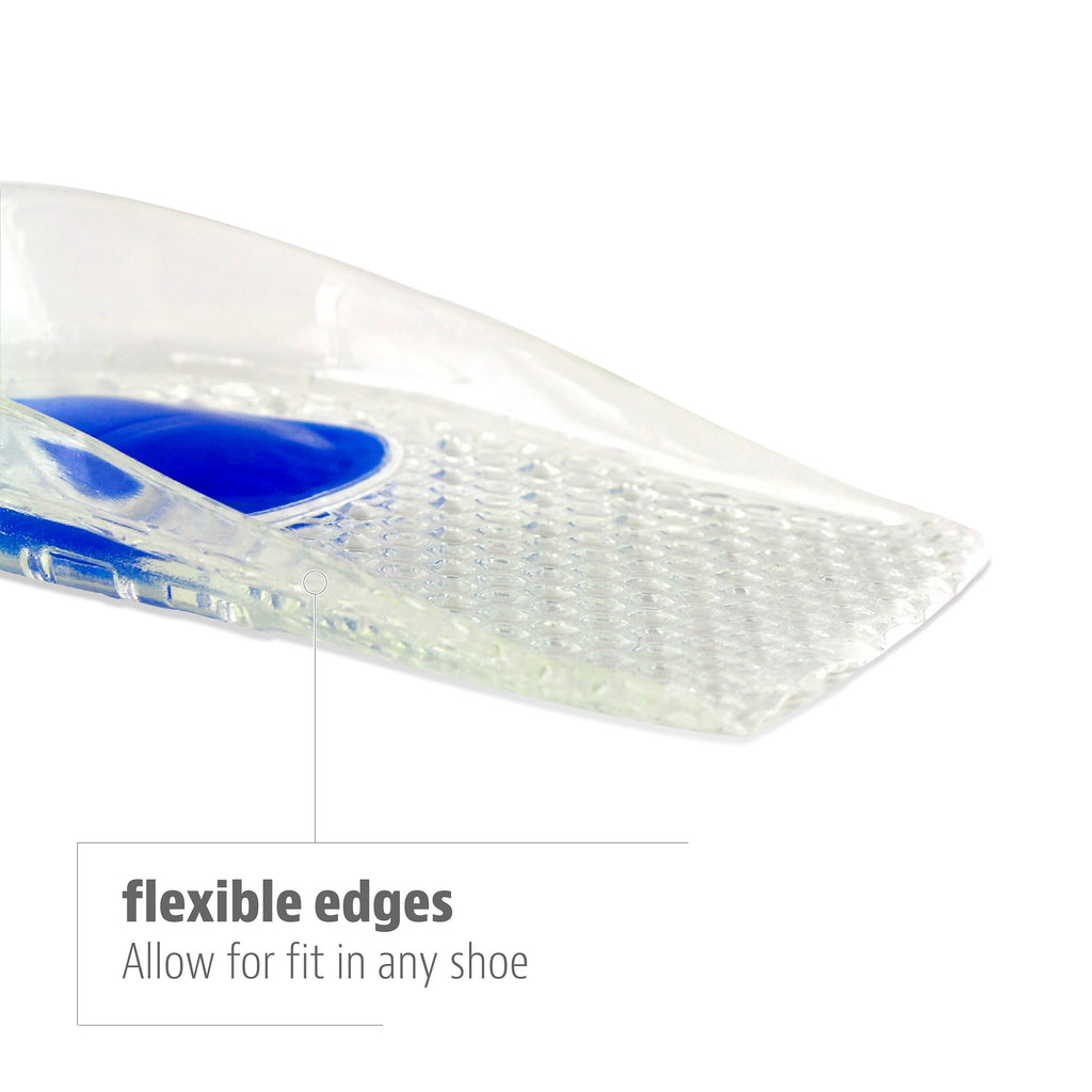 Sof Sole Mens Gel Heel Cup Shoe Insoles, Mens Size 7-12