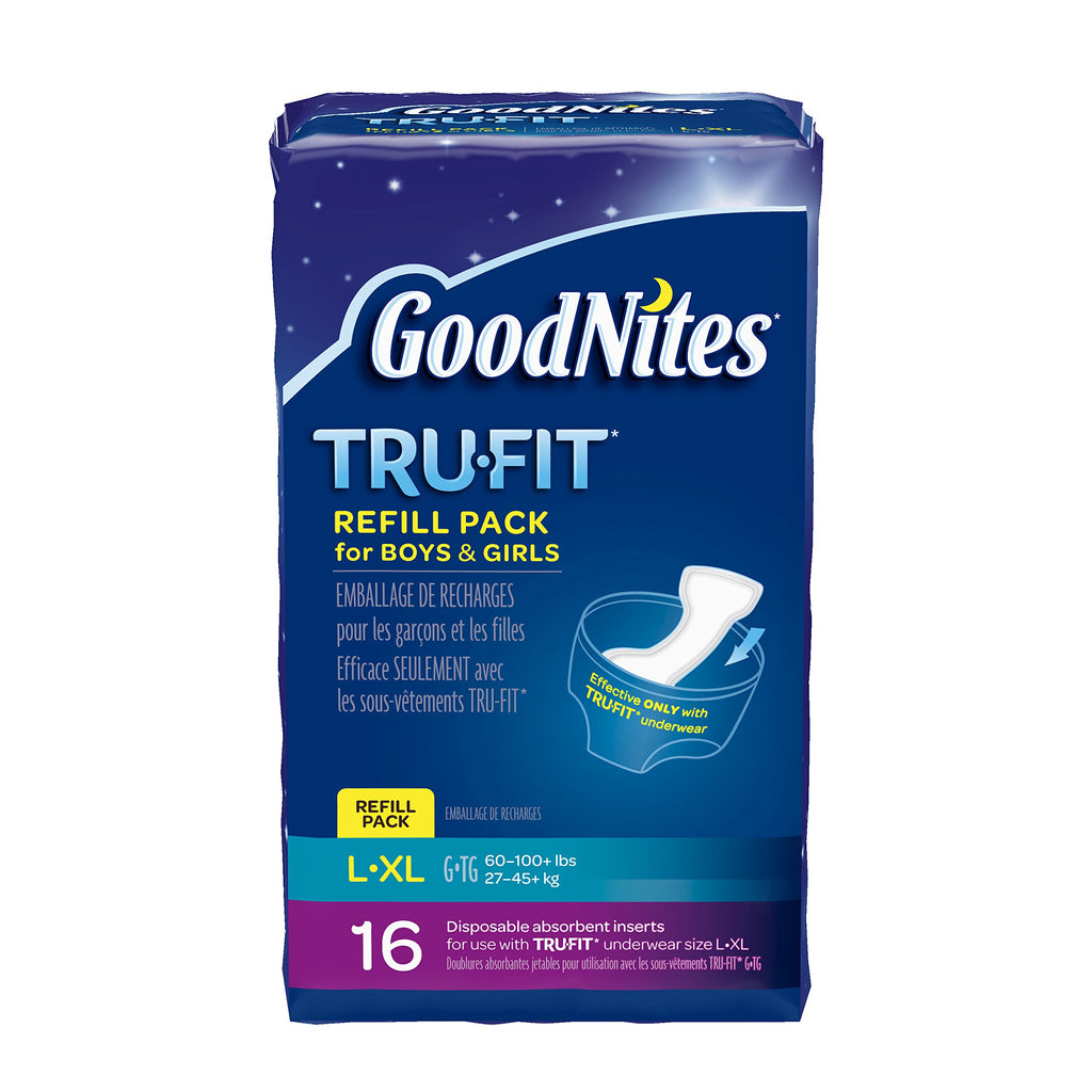 Goodnites Durable Underwear Refills Unisex Large/X-Large, 16-Count