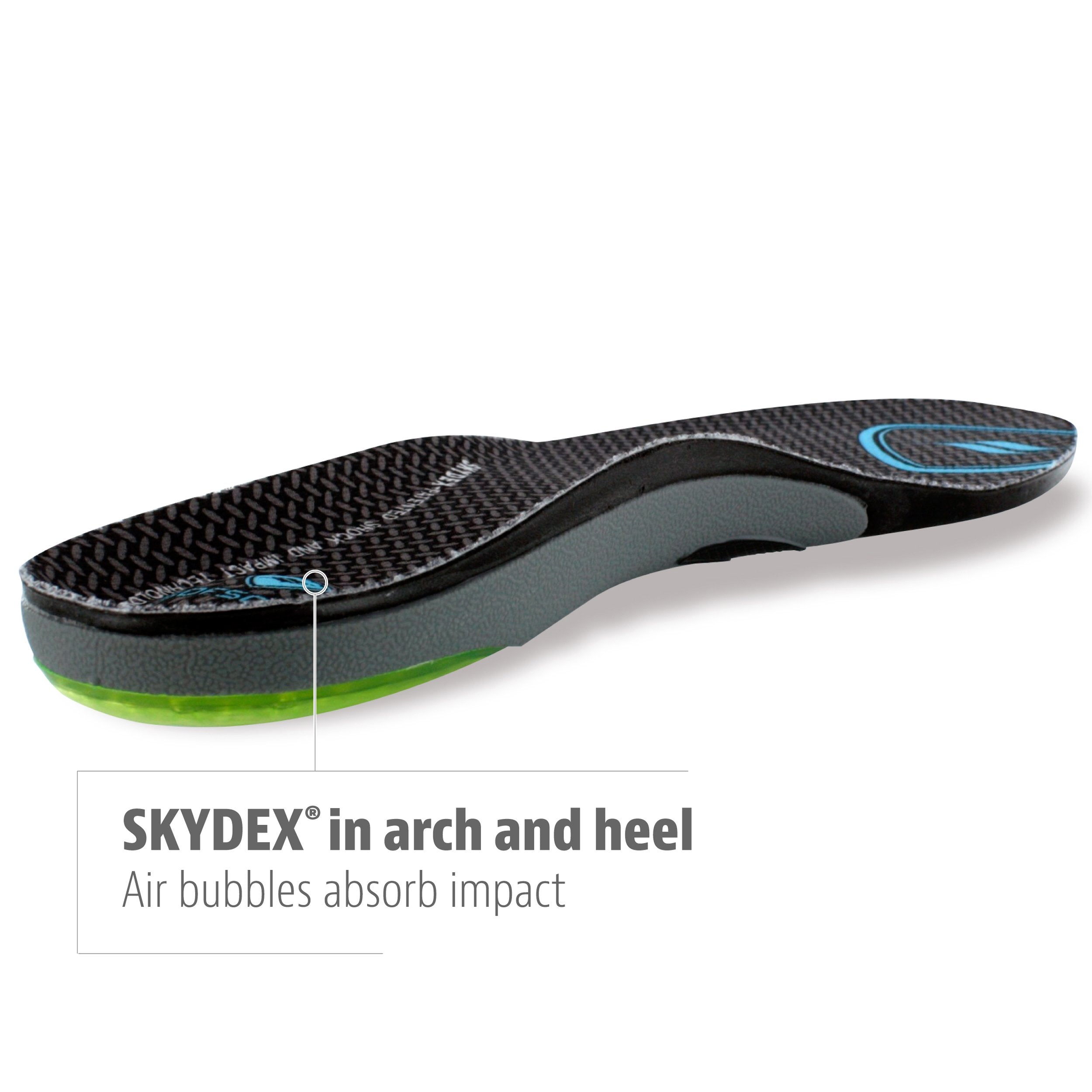 Sof Sole Womens 5-7.5 Insoles AIRR, Black, Womens 5-7.5