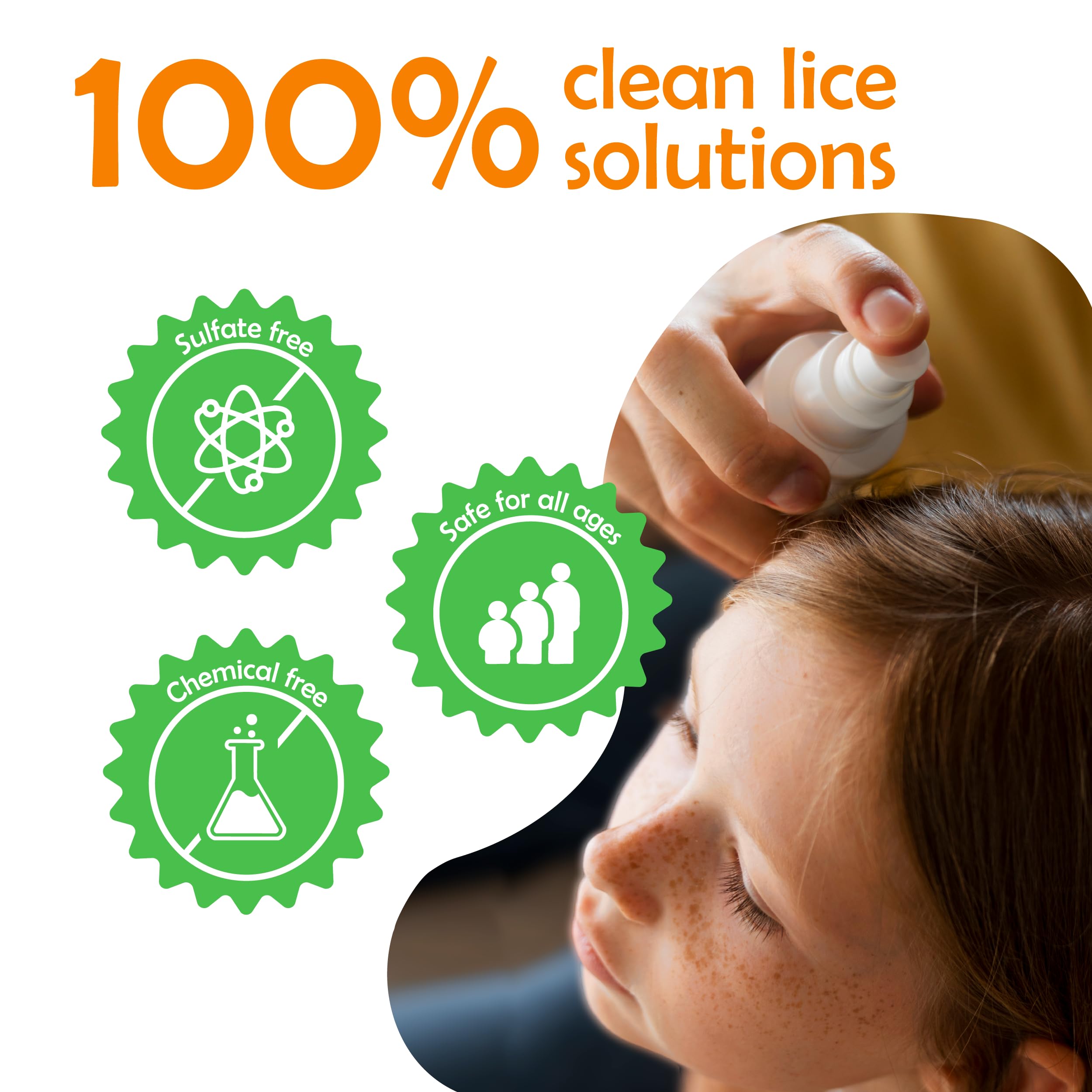Nit Free Mint Head Lice Spray (Peppermint, 8-Ounce)