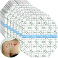 50 Pieces Transparent Stretch Adhesive Bandage Waterproof Transparent Film Dressing Bandages Clear Adhesive Dressing Stretch Tap