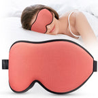 LitBear Sleep Masks for Women, Sleep Eye Mask for Sleeping, Comfortable Night Sleeping Mask, Soft Contoured Eye Cover for Sleepi