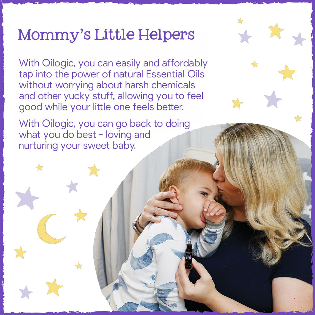 Oilogic Slumber & Sleep Chest Vapor Rub Essential Oil for Babies & Toddlers - Gentle Essential Oils Soothe & Calm The Senses - P