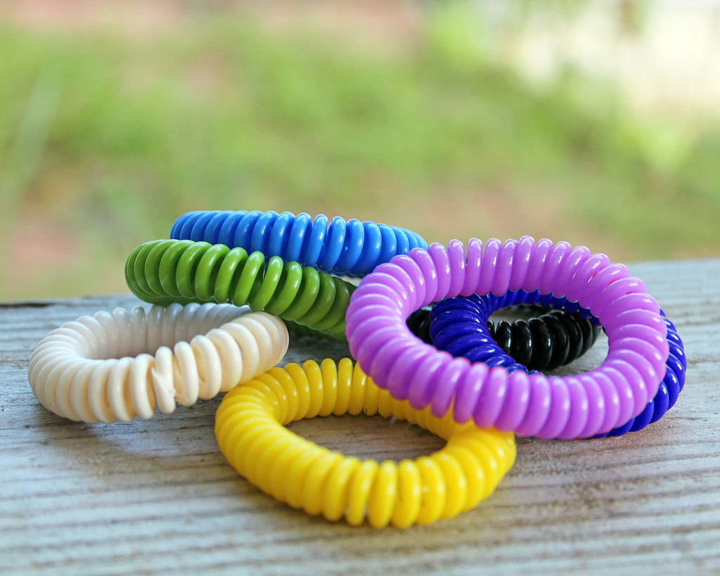 PIC Bugables Citronella Scented Coil Wristbands, Reusable and Resealable, One Size Fits All (Pack of 10)