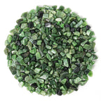 1.1lb Natural Green Jasper Crystal Chips-Healing Crystals Tumbled Chips, Green Jasper Crushed Crystal Gemstones for Crafts, Beau