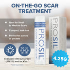 PROSIL Silicone Scar Stick 4.25g - Effective Scar Treatment with Premium-Grade Silicone - Compact, Mess-Free, Glide-on Applicati