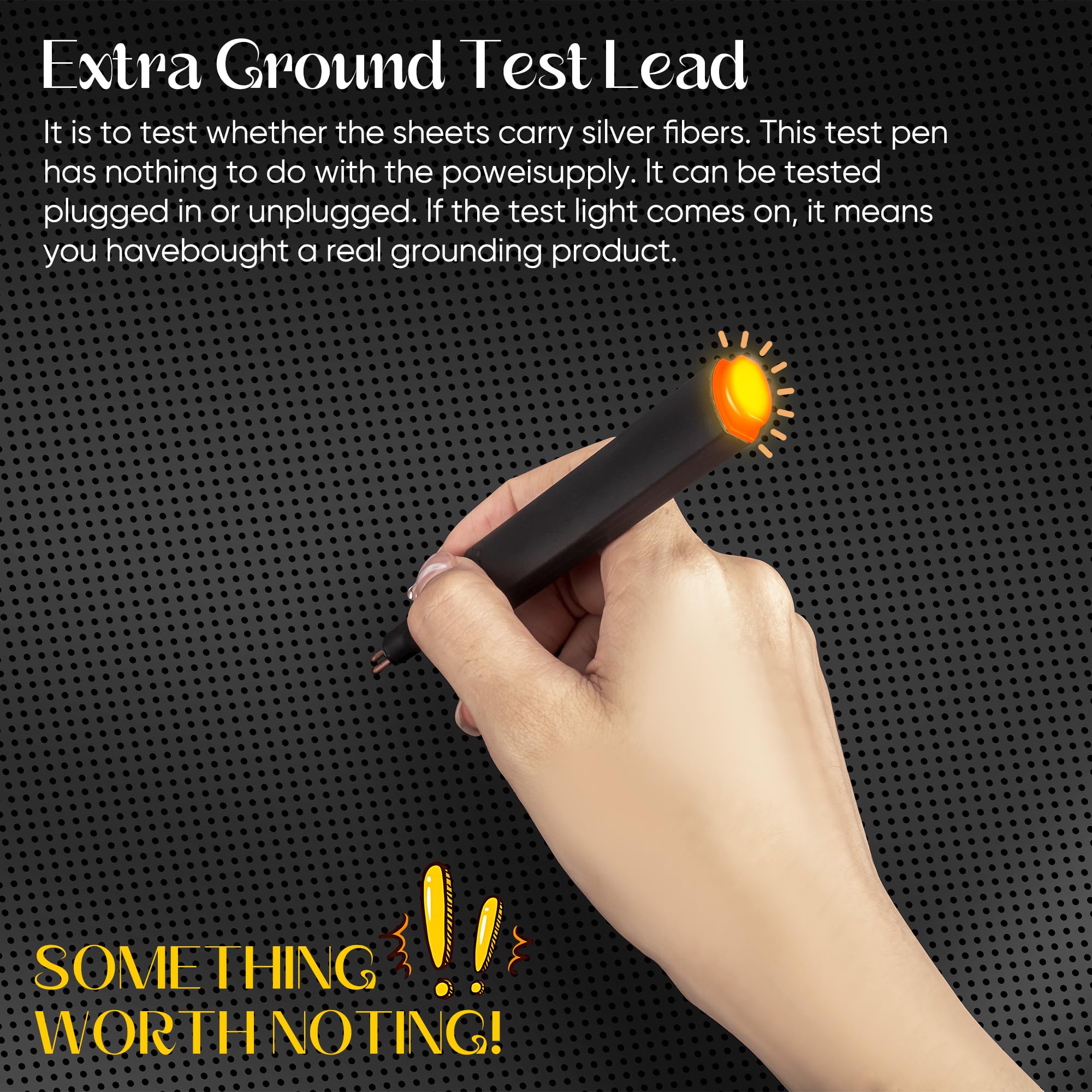 Grounding Mat for Bed, Enjoy The Grounding Effect Indoors, for Better Sleep, Pain and Stress Relief, Grounding Mat Set Comes wit
