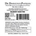 Dr. Doolittles Sugar Free Soft Fruit Pastilles for Voice and Throat, Wild Berries Flavor, Travel Size Bag,0.33 ounces approximat