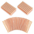 ROSENICE 600 Counts Acupuncture Vaccaria Ear Seeds Disposable Ear Press Seeds Multi-Condition Ear Seed Acupressure Kit (10 Sheet