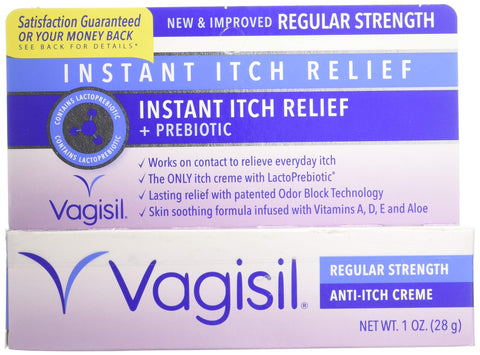 Vagisil Anti-Itch Creme Original Strength 1 oz (Pack of 2)
