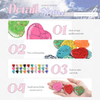 Nuenen 30 Pcs Heart Shape Crystals Bulk 1.57 Inch Gemstone Heart Stones Worry Stone Heart Rocks Quartz Love Pocket Palm Hearts B