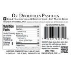 DOOLITTLE Dr Classic Soft Fruit Pastilles for Voice and Throat, Blackcurrant Flavor, 2.12 Ounce Tin, Approximately 25 Count Pack