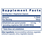 Life Extension Food Sensitivity Relief with Diamine Oxidase (DAO), Occasional Gas, Digestive Comfort, histamine Sensitivity, DAO