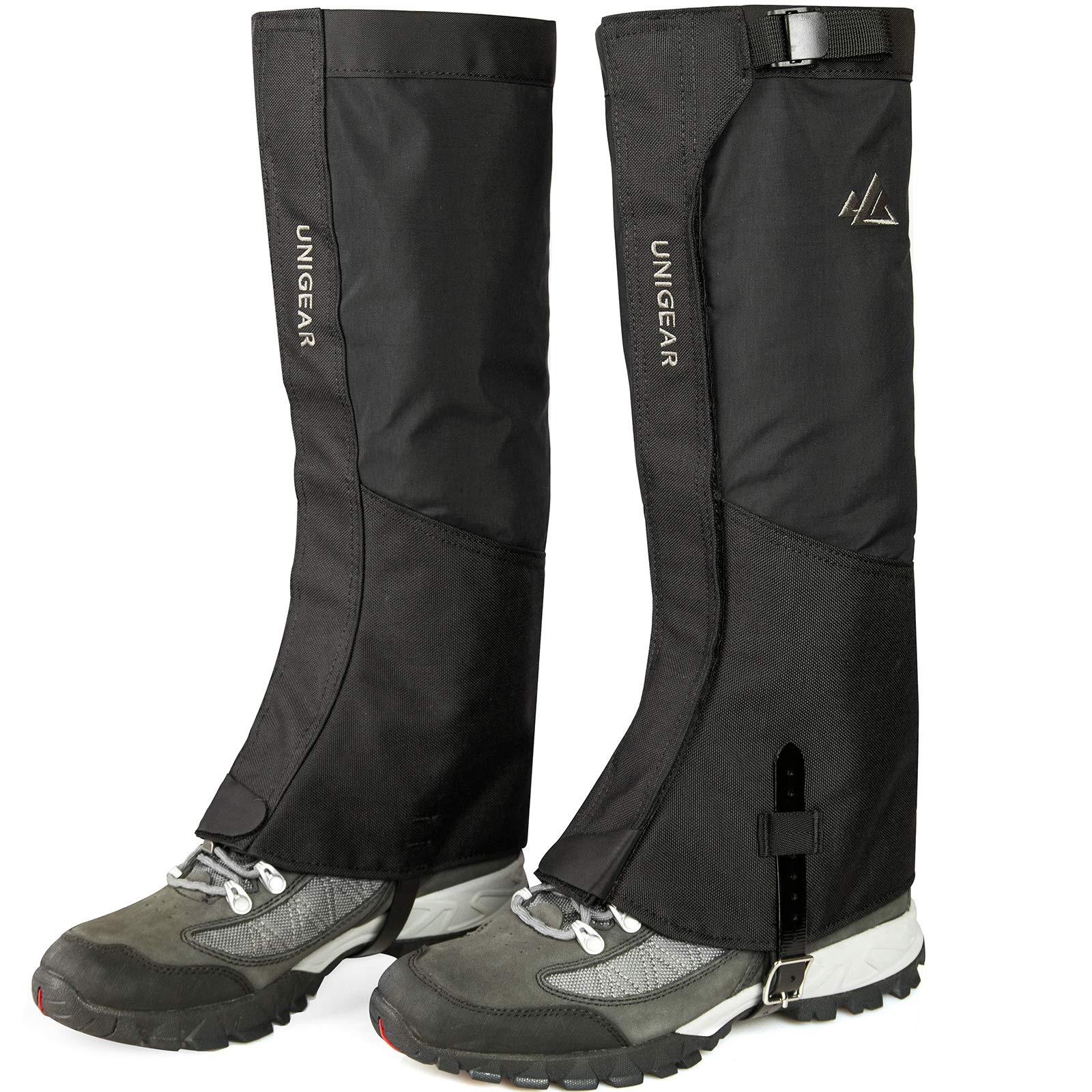 Unigear Snow Leg gaiters, Waterproof Boot gaiters for Hiking Walking climbing Hunting Skiing 1000D Fabric (Medium)