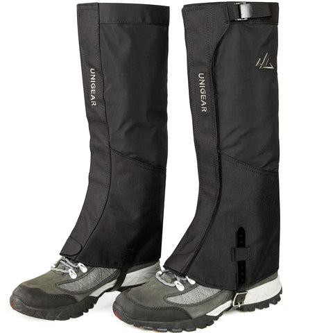 Unigear Snow Leg gaiters, Waterproof Boot gaiters for Hiking Walking climbing Hunting Skiing 1000D Fabric (Medium)