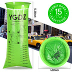 YGDZ Vomit Bags Disposable, 15 Pack Vomit Bags, 1000ml Barf Bags, Emesis Bags Disposable, Portable Throw Up Bags, Puke Bags for