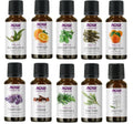 Now Foods Essential Oils 10-Oil Variety Pack Sampler - 1oz Each