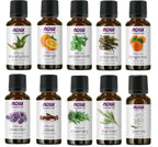Now Foods Essential Oils 10-Oil Variety Pack Sampler - 1oz Each