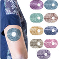 TrelaCo 36 Pcs Adhesive Patches Compatible with Libre 2 Waterproof Overpatches Breathable Colorful Mandala Floral Pre Cut Cover 