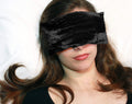 Candi Andi Handmade Luxe Serenity Eye Pillow - All-Natural Flaxseed - Unscented - Weighted Eye Mask for Yoga, Meditation, Hot & 