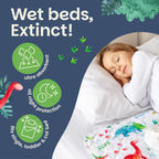 2X Potty Training Waterproof Bed Pad- Night Time Bed Protector Excellent for Toilet Training, Incontinence & Bedwetting, Reusabl