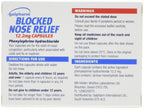 Galpharm Blocked Nose Relief 12 Capsules x 5 Boxes (60 Capsules)