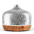 Porseme 500ml Essential Oil Diffuser Silver Plated Glass Aromatherapy Ultrasonic Humidifier - Auto Shut-Off, Timer Setting, BPA 