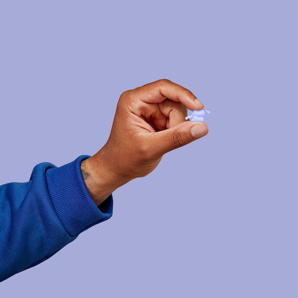 Flare Calmer Soft - Ear Plugs Alternative - Reduce Annoying Noises Without Blocking Sound - Soft Reusable Silicone - Purple