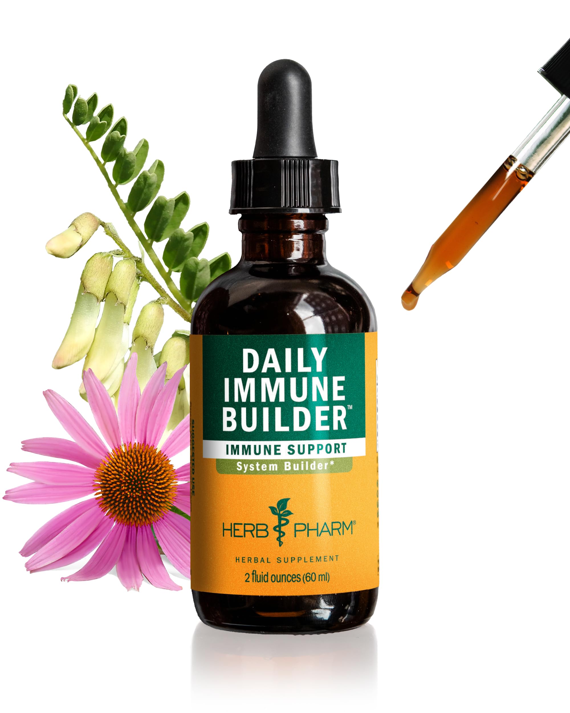 Herb Pharm Daily Immune Builder Herbal Immune System Defense - 2 Ounce