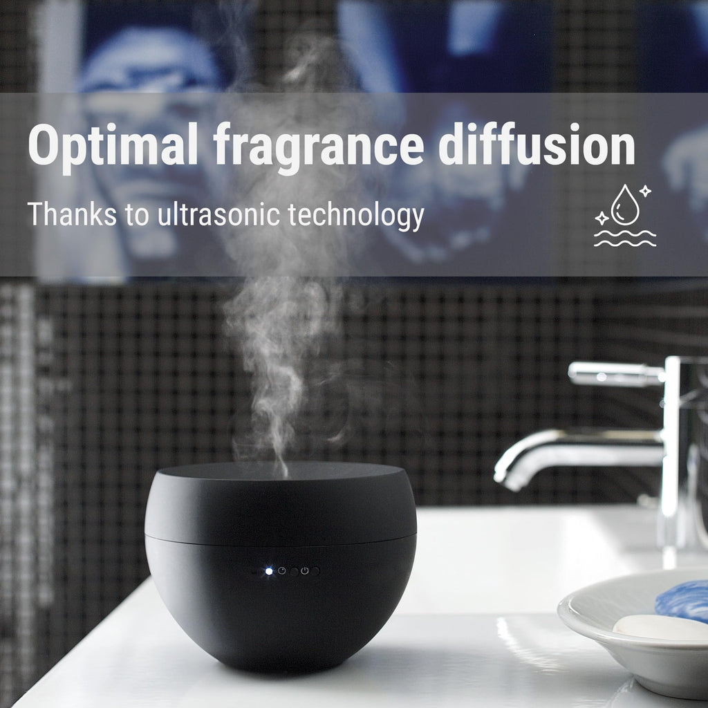 Stadler Form Jasmine Essential Oil, Aromatherapy Dispenser Aroma Diffuser, Black