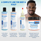 Dermasolve Psoriasis, Seborrheic Dermatitis & Dandruff Cream Formulated to Treat Itchy Flakey Inflamed Skin And Prevent Future F